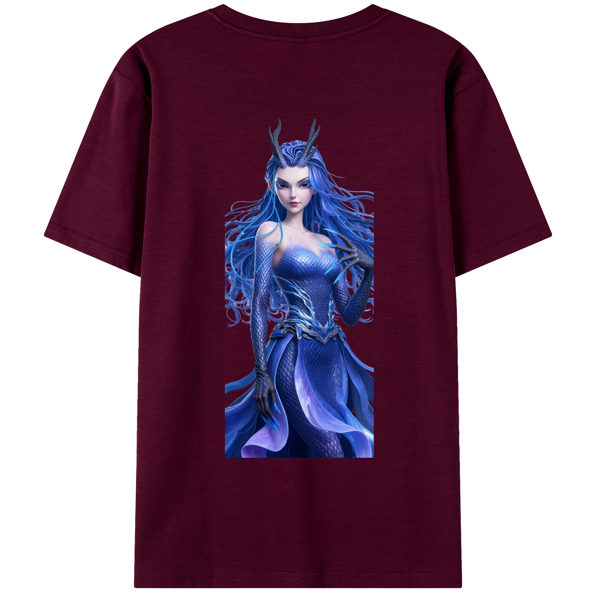 （画像用） Ne Zha 2 ナタ 魔童の大暴れ レディース半袖Tシャツ(バックプリント)